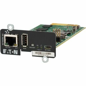 Eaton Cybersecure Gigabit NETWORK-M2 Card for UPS and PDU, UL 2900-1 and IEC 62443-4-2 Certified - Multicolor