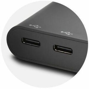Hub USB Kensington CH1000 - USB Type C - Externe - Noir - 4 Total de ports USB - 4 Port(s) USB 3.1