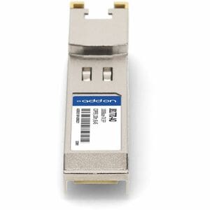 AddOn SFP (mini-GBIC) - 1 x RJ-45 10/100/1000Base-TX LAN - 1 - TAA Compliant - For Data Networking - Twisted PairGigabit E
