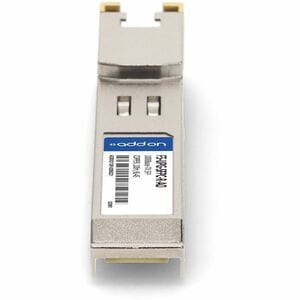 AddOn SFP (mini-GBIC) - 1 x RJ-45 10/100/1000Base-TX LAN - 1 Pack - TAA Compliant - For Data Networking - Twisted PairGiga