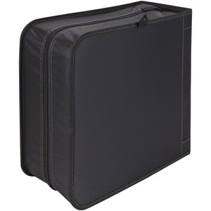 Case Logic CDW-320 BLACK Optical Disc Case - Wallet - Nylon - Black - 336 CD/DVD