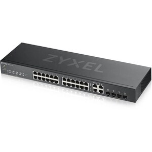 ZYXEL GS1920 GS1920-24V2 24 Ports Manageable Ethernet Switch - 4 Layer Supported - Modular - 4 SFP Slots - Twisted Pair, O