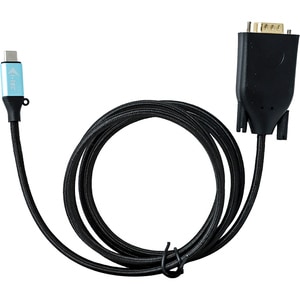i-tec 1,50 m USB/VGA Videokabeladapter für Videogerät, Smartphone, Notebook, Monitor, Tablet, MacBook, MacBook Pro, PC - Z