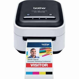 Brother VC-500W Zero Ink Printer - Colour - Label Print - USB - IEEE 802.11b/g/n Wireless LAN - Black - 50 mm (1.97") Prin