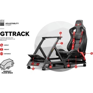 Next Level Racing GTtrack Simulator Cockpit - For Game