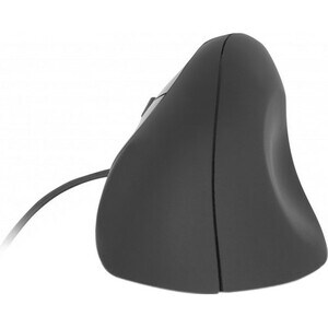 Urban Factory USB Wired Ergo Mouse Left Hand - Optical - Cable - Black - 1 Pack - USB 2.0 - 2400 dpi - Scroll Wheel - 3 Bu