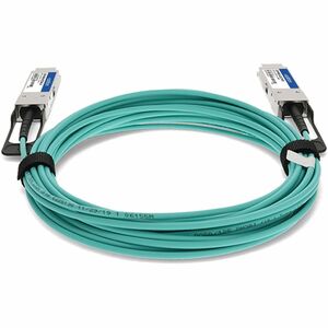 AddOn 15 m Fibre Optic Network Cable - 1 - TAA Compliant - Cable for Network Device - First End: 1 x QSFP+ Network - Male 