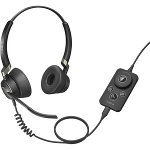 Jabra Engage 50 Wired Over-the-head Stereo Headset - Binaural - Supra-aural - 32 Ohm - 20 Hz to 20 kHz - 120 cm Cable - No