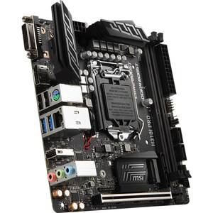 MSI H310I PRO Desktop Motherboard - Intel H310 Chipset - Socket H4 LGA-1151 - Mini ITX - 32 GB DDR4 SDRAM Maximum RAM - DI