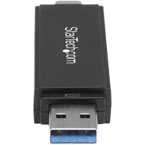 StarTech.com USB 3.0 Memory Card Reader for SD and microSD Cards - USB-C and USB-A - Portable USB SD and microSD Card Read