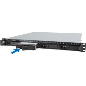 Synology RackStation RS1619XS+ 4 x Total Bays SAN/NAS Storage System - Intel Xeon D-1527 Quad-core (4 Core) 2.20 GHz - 8 G