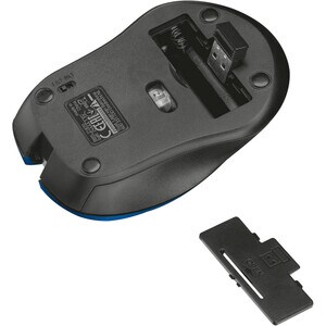 Trust Mydo Mouse - Radio Frequency - USB 2.0 - Optical - 4 Button(s) - Blue - Wireless - 1800 dpi - Scroll Wheel - Symmetr