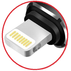 4XEM USB Type-C to Lightning Adaptor - 1 x Type C USB 3.1 USB Female - 1 x 8-pin Lightning Proprietary Connector Male - Bl