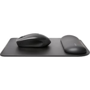 ERGOSOFT MOUSEPAD W. WRIST REST FOR STANDARD MOUSE BLACK