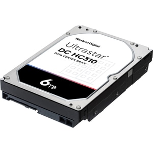 Western Digital Ultrastar DC HC310 HUS726T6TAL4205 6 TB Hard Drive - 3.5" Internal - SAS (12Gb/s SAS) - Server Device Supp