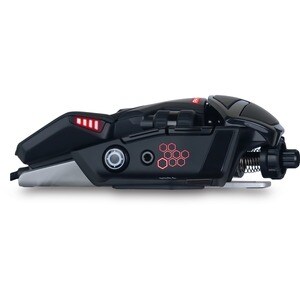 Mad Catz The Authentic R.A.T. 6+ Optical Gaming Mouse - PixArt PMW3360 - Cable - Black - 1 - USB 2.0 - 12000 dpi - 11 Butt