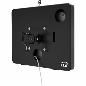 CTA Digital Premium Locking Shelf Mount for iPad Gen 7-10 & Other 7-11" Tablets - 7" to 11" Screen Support - Steel, Galvan