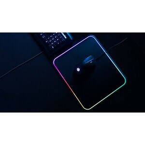SteelSeries QcK Prism Gaming Mouse Pad - Textured - 8.7 mm x 292.4 mm x 356.7 mm Dimension - Silicon, Rubber - Anti-slip