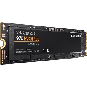 Samsung 970 EVO Plus 1 TB Solid State Drive - M.2 2280 Internal - PCI Express NVMe (PCI Express NVMe 3.0 x4) - 600 TB TBW 