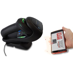 Datalogic Gryphon GM4500 Handheld Barcode-Scanner - Kabellos Konnektivität - Schwarz - 1D, 2D - Bildwandler - , Funk