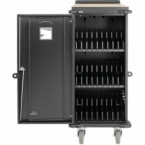 Tripp Lite by Eaton 27-Device AC Charging Cart for Laptops and Chromebooks - 120V, NEMA 5-15P, 10 ft. (3.05 m) Cord, Black