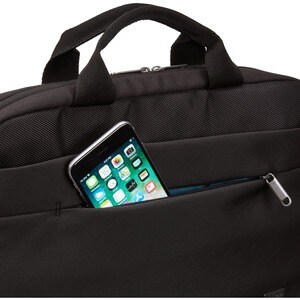 Case Logic Advantage ADVA-114 BLACK Carrying Case (Attaché) for 25.4 cm (10") to 35.8 cm (14.1") Notebook - Black - Polyes