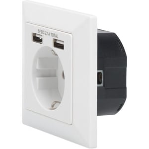 Digitus Power Socket - 1 x AC, 2 x USB