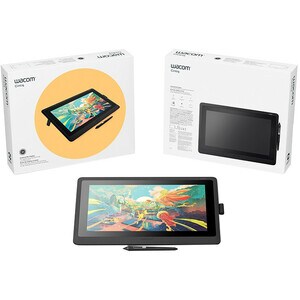 Wacom Cintiq DTK-1660 Grafiktablett - 39,6 cm (15,6 Zoll) - 5080 lpi - Kabel - Schwarz - 16,7 Millionen Farben - 344,16 mm