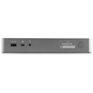 StarTech.com Universal Laptop Docking Station, Hybrid USB-C & USB-A Dock, Dual 4K DP & HDMI, 100W PD, Mac / Windows / Chro