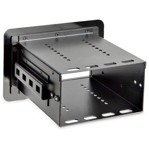 StarTech.com Single-Module Conference Table Connectivity Box - For Adding Power / Charging / AV / Laptop Docking Module - 