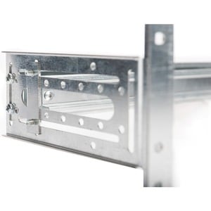 Digitus 483 mm (19“)-Hutschienenträger, 4HE. Material: Galvanisiertes Stahl, Produktfarbe: Silber