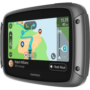 Navigatore GPS per motocicletta TomTom RIDER 550 - Montabile - 10,9 cm (4,3") - Touchscreen - Fotocamera, Microfono - Text