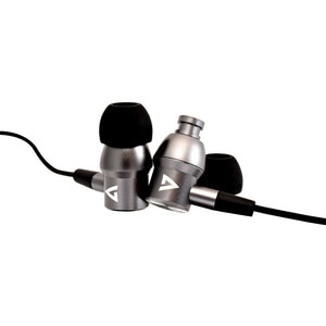 V7 HA111-3EB Wired Earbud Stereo Earset - Silver - Binaural - In-ear - 32 Ohm - 20 Hz to 20 kHz - 120 cm Cable - Mini-phon
