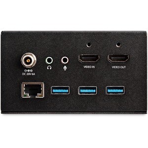 StarTech.com 4K USB-C oder USB-A Dockingstation Modul für Konferenztisch-Anschlussbox, 4k HDMI, 60W USB-C Power Delivery, 