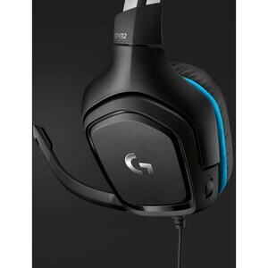 Logitech G432 Headset - Wired - Over-the-head - Black