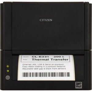 Citizen CL-E331 Desktop Thermodirekt-/Thermotransferdrucker - Monochrom - Etikettendruck - USB - Seriell - 152,40 mm/s Mon