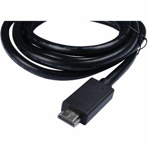V7 V7DP2HD-02M-BLK-1E 2.01 m DisplayPort/HDMI A/V Cable - Cable for Audio/Video Device, PC, Monitor, Projector - First End