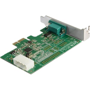 StarTech.com 1-port PCI Express RS232 Serial Adapter Card - PCIe Serial DB9 Controller Card 16950 UART - Low Profile - Win