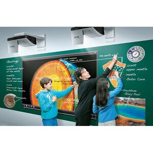 BenQ MW855UST+ 3D Ready Ultra Short Throw (sehr kurze Distanz) DLP-Projektor - 16:10 - Weiß - 1280 x 800 Piel - 10,000:1 K