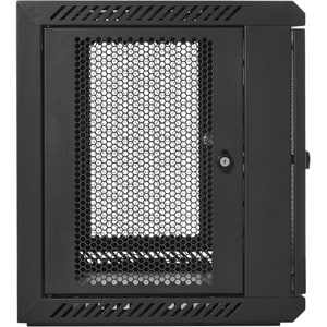 V7 9U Rack Wall Mount Vented Enclosure - For LAN Switch, Patch Panel - 9U Rack Height - Wall Mountable, Floor Standing - C