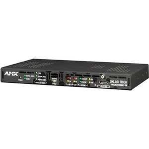 AMX DXLinkTM Multi-Format Multimode Fiber Transmitter, Duplex With Fiber Extension - 1 Input Device - 984.25 ft Range - 1 