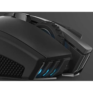 Corsair IRONCLAW RGB Wireless Gaming Mouse - Optical - Cable/Wireless - Bluetooth/Radio Frequency - 2.40 GHz - Black - USB