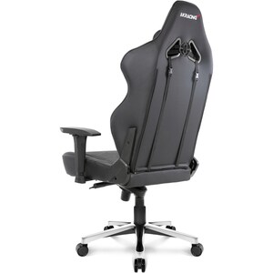 AKRacing Masters Series Max Gaming Chair - For Gaming - Metal, PU Leather, Foam, Aluminum - Black