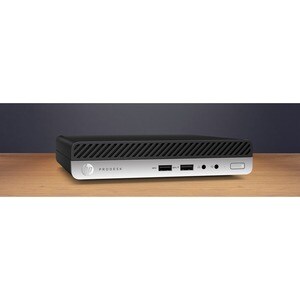 HP ProDesk 400 G4 Desktop Computer - Intel Core i3 8th Gen i3-8100T Quad-core (4 Core) 3.10 GHz - 8 GB RAM DDR4 SDRAM - 12