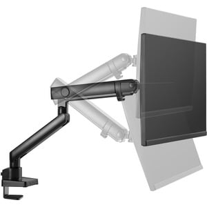 Amer Mounting Arm for Curved Screen Display, Flat Panel Display - Matte Black - 1 Display(s) Supported - 32" Screen Suppor