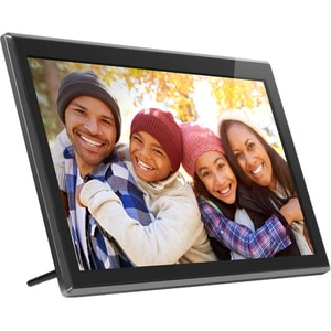 Aluratek AWS17F Digital Frame - 17.3" LCD Digital Frame - 1920 x 1080 - Wireless - In-plane Switching (IPS) Technology, Cl