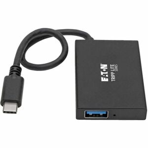 Tripp Lite by Eaton 4-Port USB-C Hub, USB 3.x Gen 2 (10Gbps), 4x USB-A Ports, Thunderbolt 3 Compatible, Aluminum Housing, 