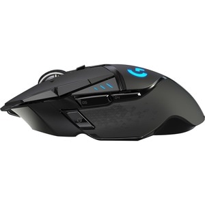 Souris de jeu Logitech LIGHTSPEED G502 - Wi-Fi - USB - Noir - Sans fil - 16000 dpi - Roulettes avec frein
