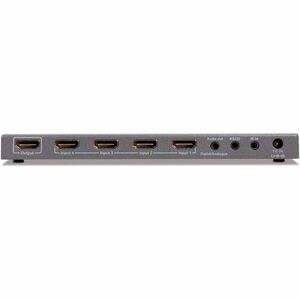Marmitek Connect 621 UHD 2.0 Audio/Video Switchbox - Cable - 3840 x 2160 - 4K, 4K UHD - 2160p - 4 Input Device - 1 Display