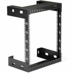 StarTech.com 2-Post 12U Heavy-Duty Wall-Mount Network Rack, 19" Open Frame Server Rack for Computer Equipment, Wall Mount 